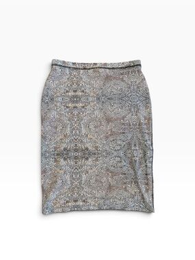 lululemon athletica Reversible  Neutral Mosaic Pencil Skirt in Gray and Brown
